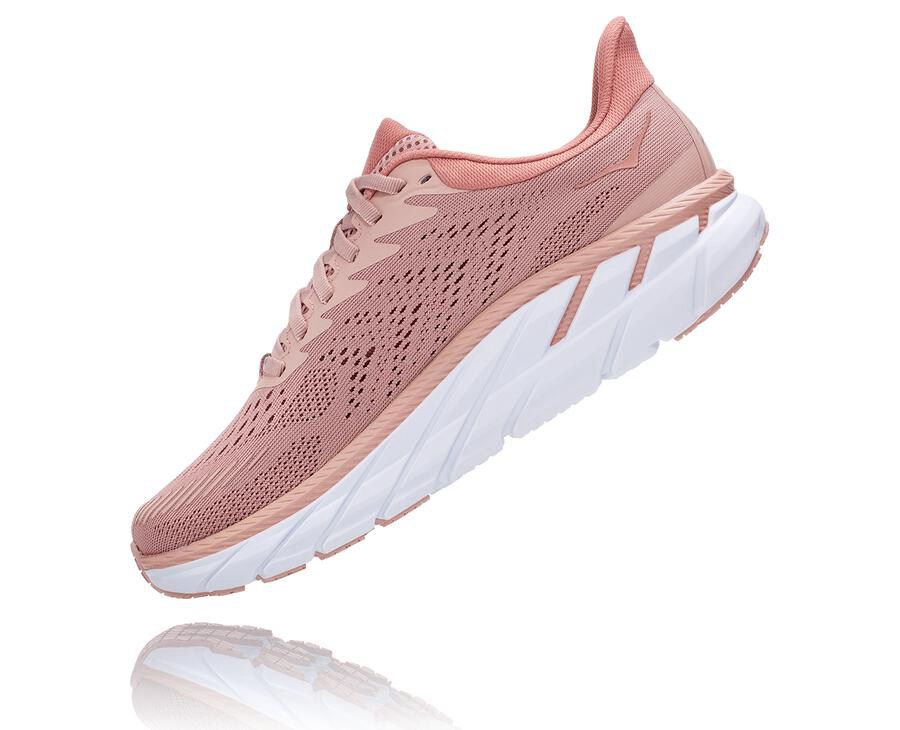 Chaussure Running Hoka One One Clifton 7 Femme - Rose - OBP-074213